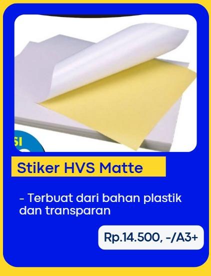 Stiker HVS A3+